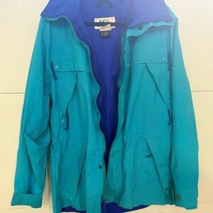 REI Vintage Vibrant Blue/purple color block Jacket